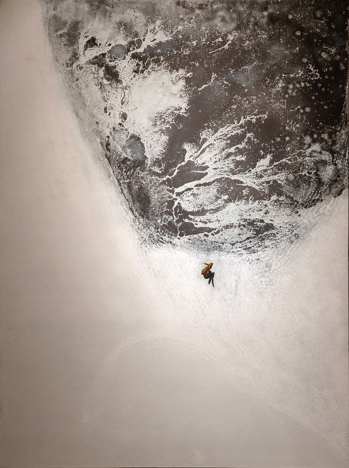 Gianni Lucchesi quadro lepre sulla luna houston