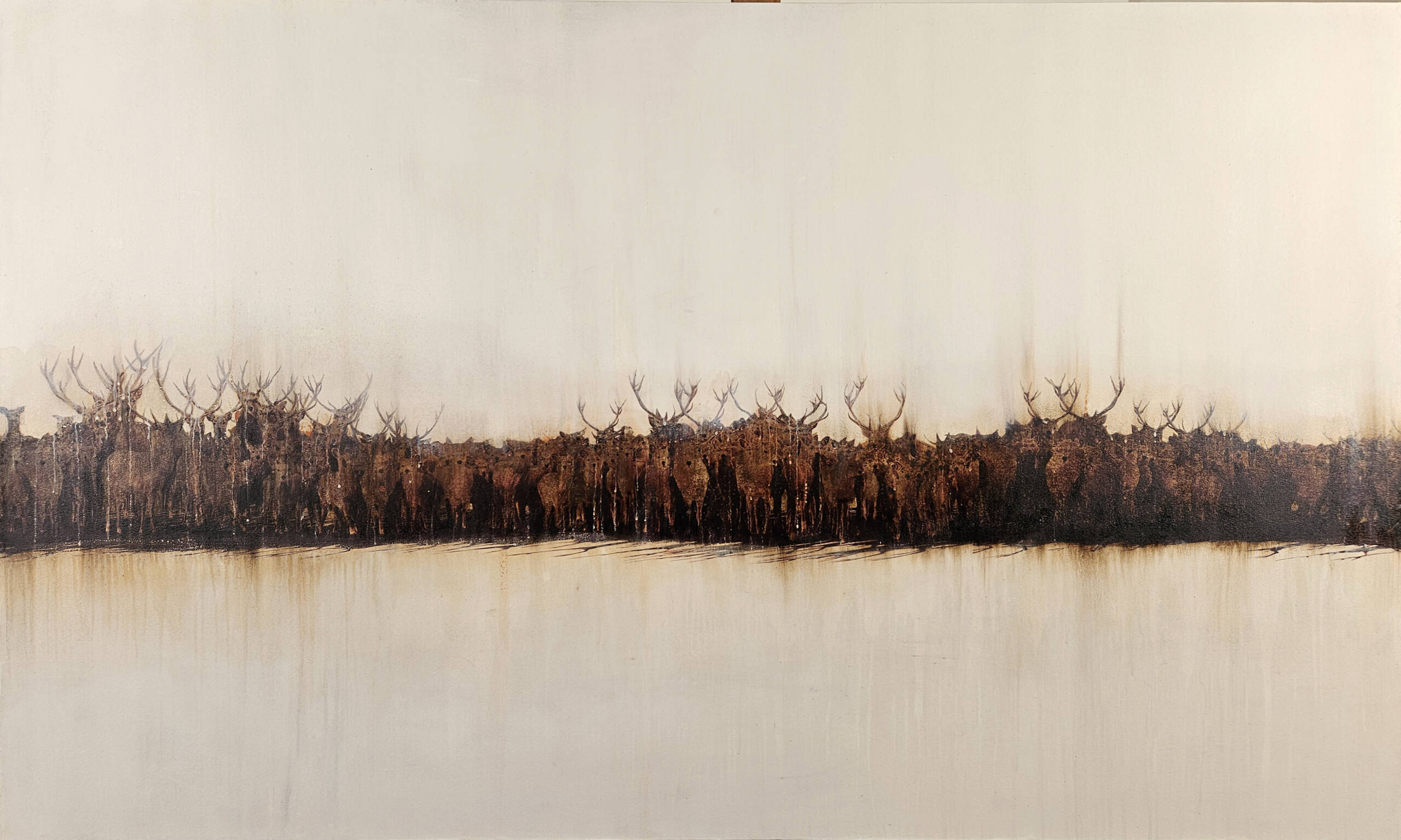 pittura Lucchesi cervi